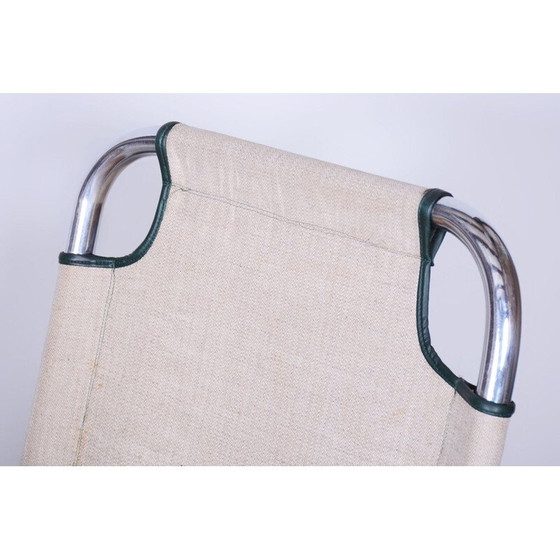 Image 1 of Paar vintage Bauhaus fauteuils in chroomstaal, Duitsland 1940