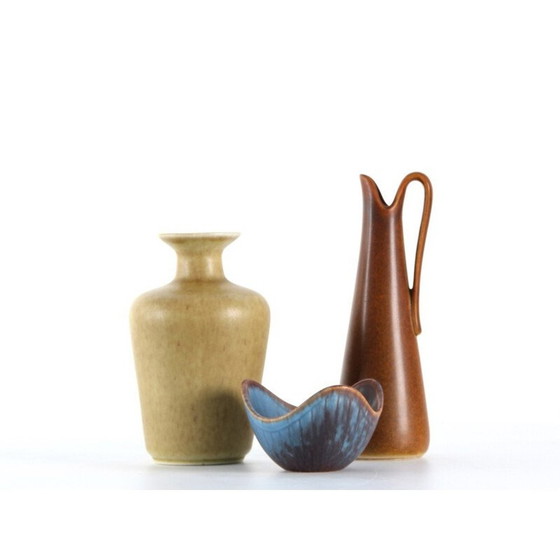 Image 1 of Scandinavische vintage snoekkop keramiek van Gunnar Nylund voor Nymolle, 1960