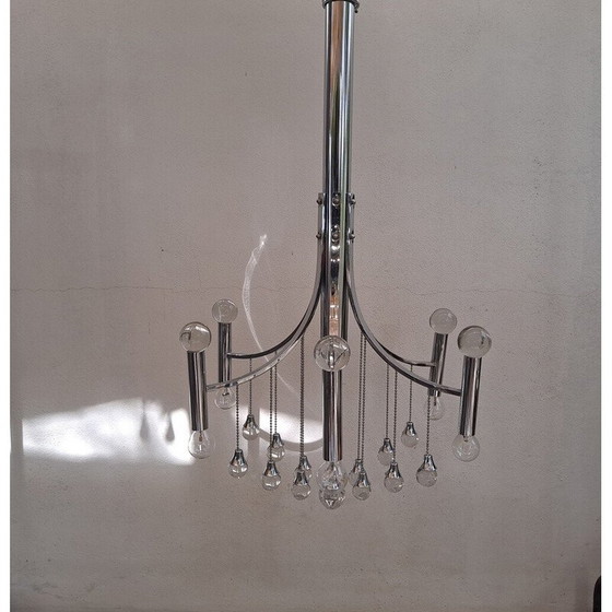 Image 1 of Vintage hanglamp van Gaetano Sciolari, jaren 1960