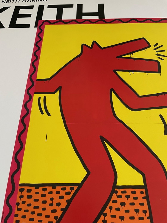 Image 1 of Keith Haring (1958-1990), Zonder titel, 1982, Copyright Keith Haring Foundation, Tentoonstellingsaffiche Museum Folkwang 2020