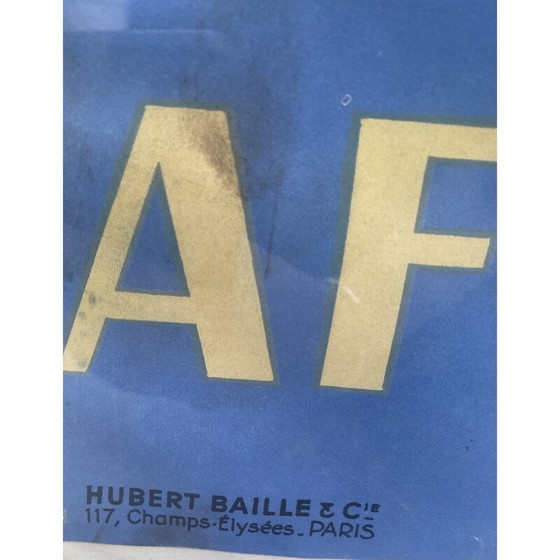 Image 1 of Vintage Air France Noord-Afrika reisposter door Bernard Villemot, 1946