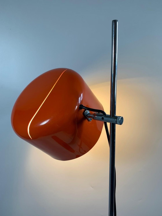 Image 1 of Seventies Vloerlamp Oranje