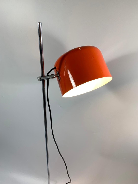 Image 1 of Seventies Vloerlamp Oranje