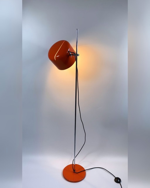 Seventies Vloerlamp Oranje