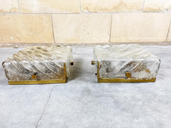 Image 1 of Vintage paar Hillebrand lampen