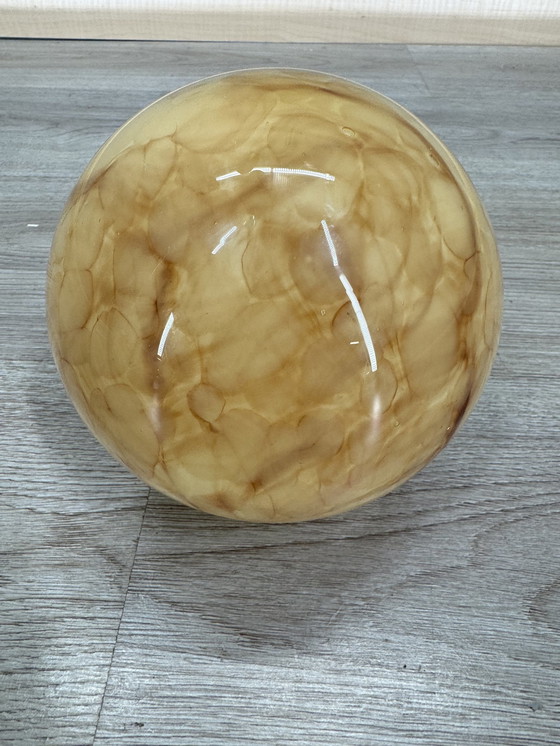 Image 1 of Uniek Gemarmerde Art Deco Hanglamp