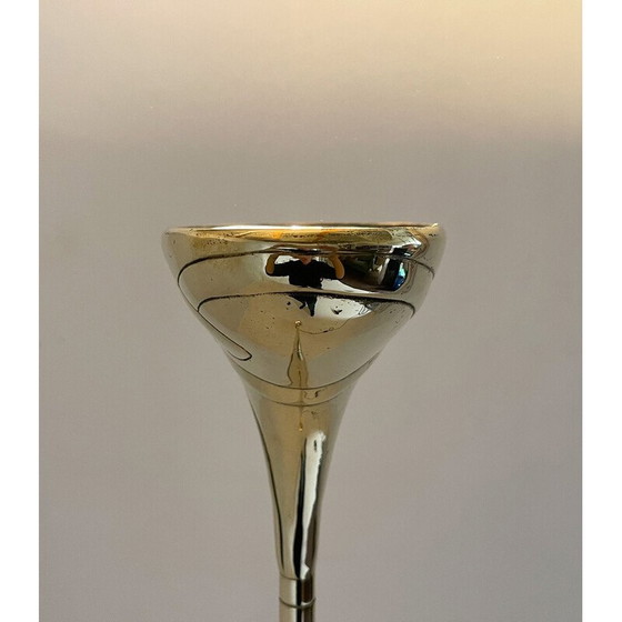 Image 1 of Vintage messing vloerlamp, Italië 1970