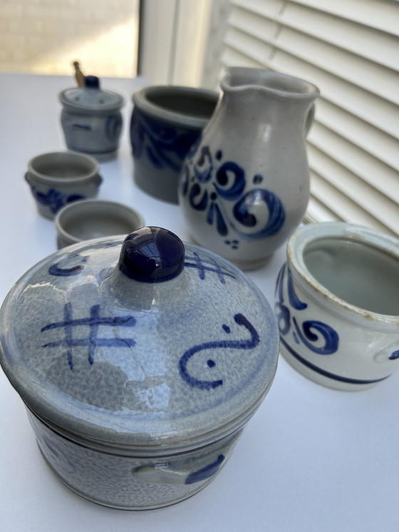 Image 1 of Set van aardewerk potten