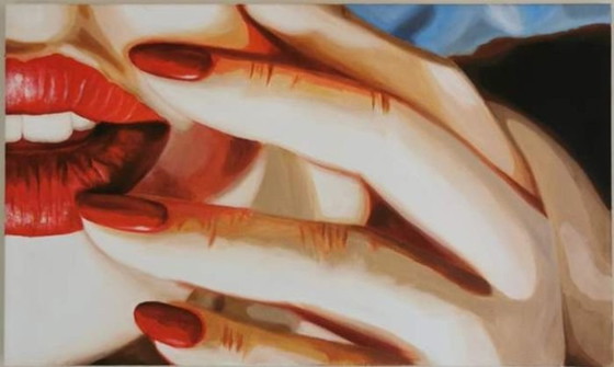 Image 1 of Schilderij - Olivia Caballero - Recordando - Hedendaagse kunst - 2022