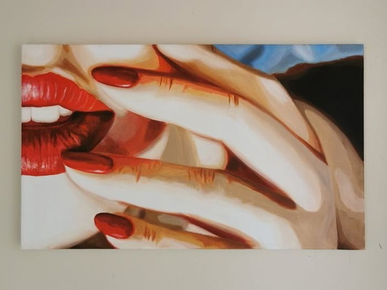 Image 1 of Schilderij - Olivia Caballero - Recordando - Hedendaagse kunst - 2022