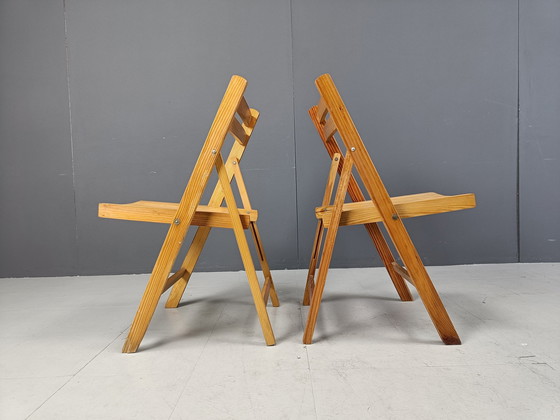 Image 1 of Set van 6 vintage klapstoelen, 1950S