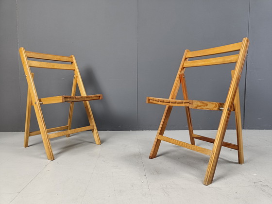 Image 1 of Set van 6 vintage klapstoelen, 1950S