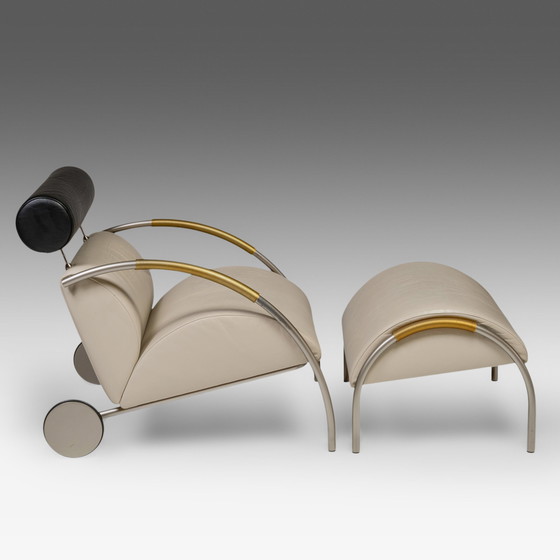 Image 1 of Cycle Fauteuil en Voetenbank van Peter Maly voor COR