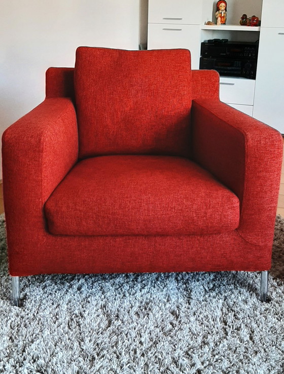 Image 1 of 2X Fauteuil Rood - B&B Italia