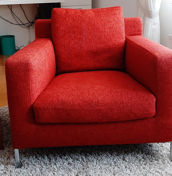 Image 1 of 2X Fauteuil Rood - B&B Italia