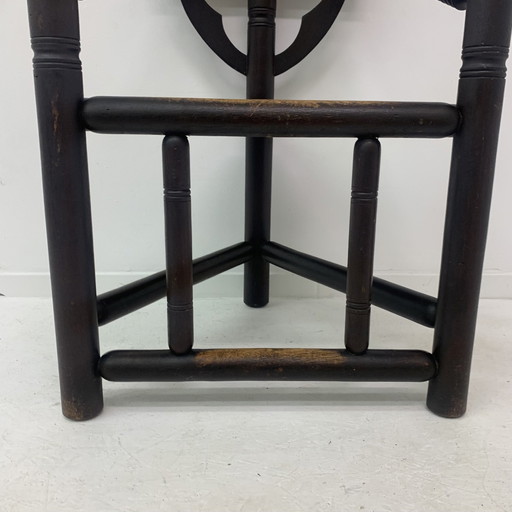 Zweedse Munk Driepoot Fauteuil In Massief Eiken , 1960'S