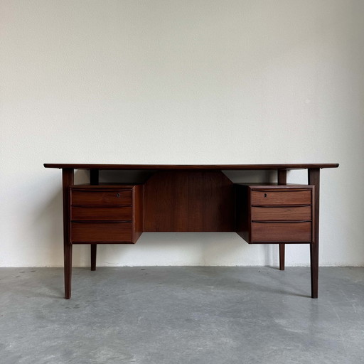 Vintage Deens Bureau Peter Løvig Nielsen