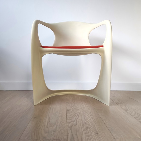 Image 1 of 4X Vintage Space Age 'Casalino' Eetkamerstoelen Door Alexander Begge Voor Casala