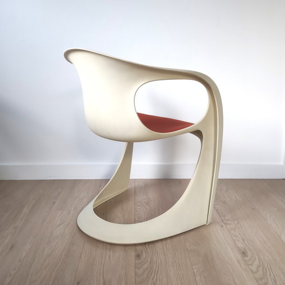 Image 1 of 4X Vintage Space Age 'Casalino' Eetkamerstoelen Door Alexander Begge Voor Casala