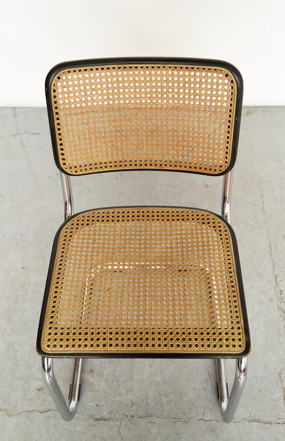 Image 1 of Marcel Breuer sledestoel S32 "Cesca" voor Thonet I set van vier