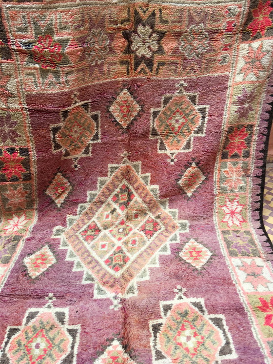 Image 1 of Tapijt Boujaad Vintage 388 X 205 Cm