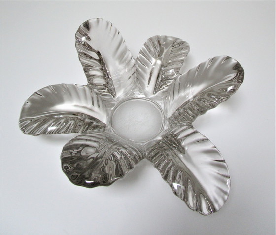 Image 1 of Kandelaar Bloem Glas Pierre D'Avesn