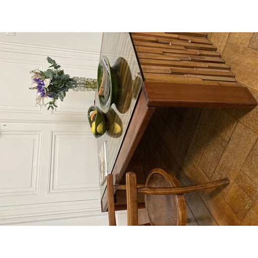 Vintage houten salontafel door Percival Lafer, 1960