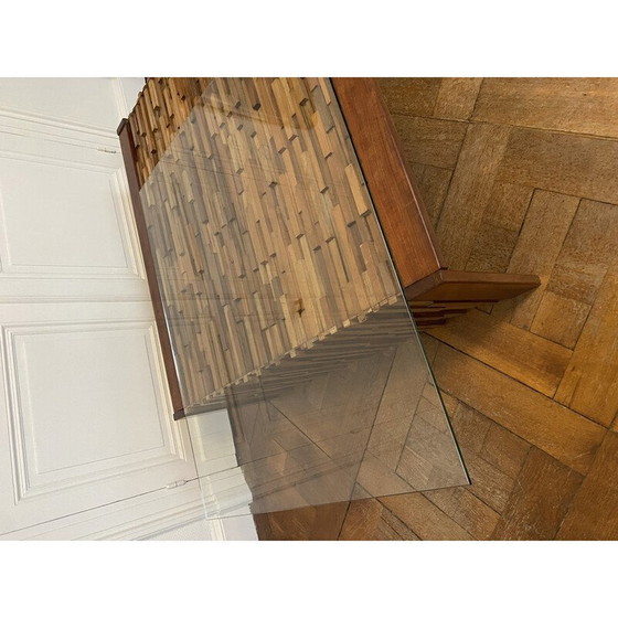 Image 1 of Vintage houten salontafel door Percival Lafer, 1960