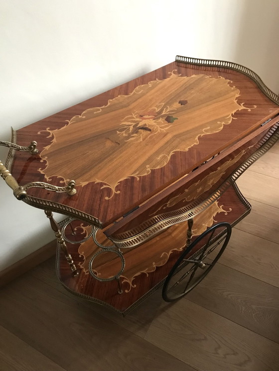 Image 1 of Vintage Italiaanse Bar Trolley