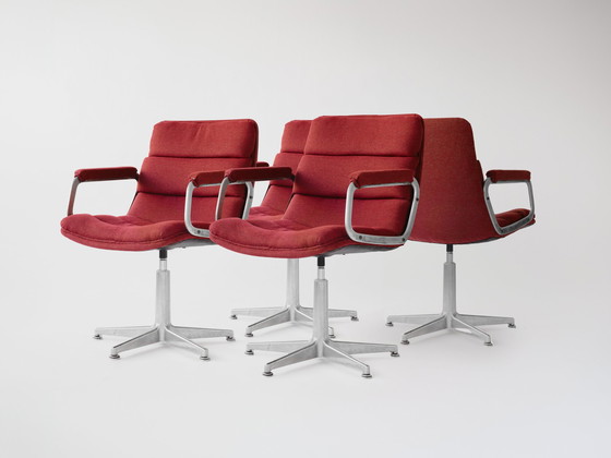 Image 1 of 4x Artifort Draaifauteuils | Bureaustoelen