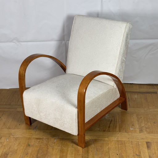 2X Franse Art-Deco fauteuils 1960S