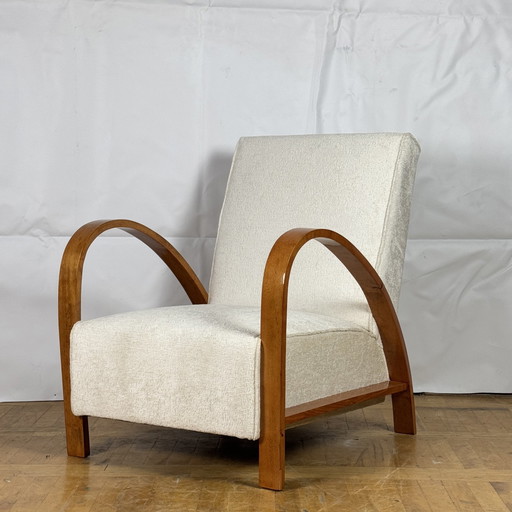 2X Franse Art-Deco fauteuils 1960S