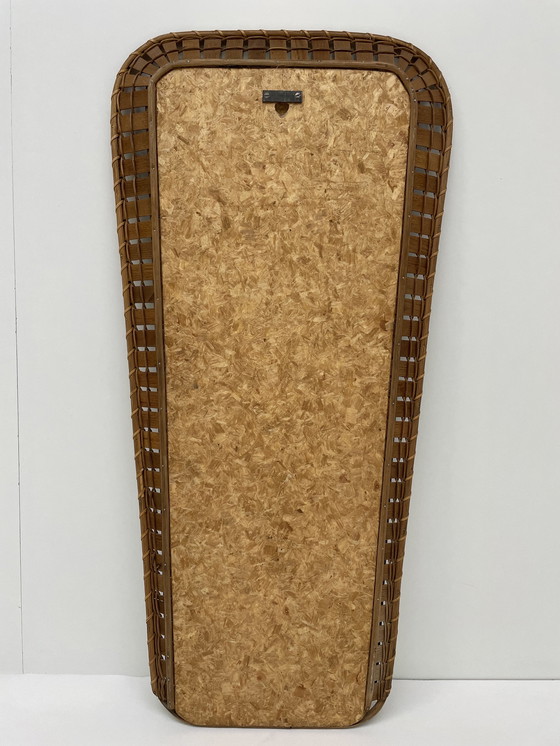 Image 1 of Vintage rotan spiegel