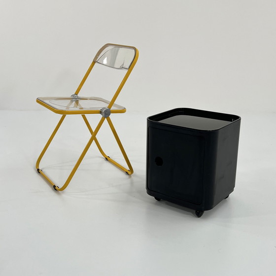 Image 1 of Zwart Componibili Opbergmeubel Op Wielen Door Anna Castelli Voor Kartell, 1970S