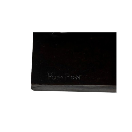 Image 1 of Vintage "Black Panther" sculptuur in brons en gietijzer van François Pompon voor Atelier Valsuani, 2006