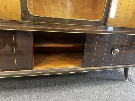 Image 1 of Vintage Highboard / Dressoir / Wandkast met bar