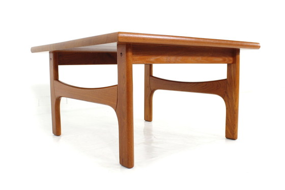 Image 1 of Top Deense Mid Century massief teak houten salontafel / salontafel