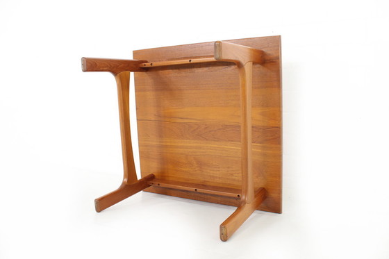 Image 1 of Top Deense Mid Century massief teak houten salontafel / salontafel