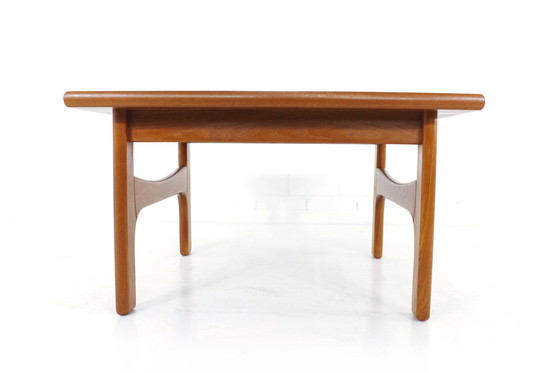 Image 1 of Top Deense Mid Century massief teak houten salontafel / salontafel