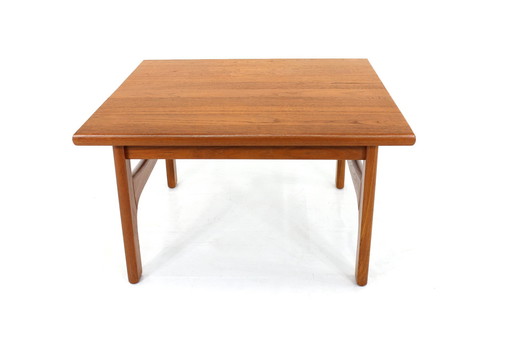 Top Deense Mid Century massief teak houten salontafel / salontafel