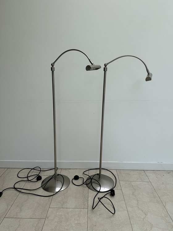 Image 1 of 2x Frantzen Art Deco leeslamp