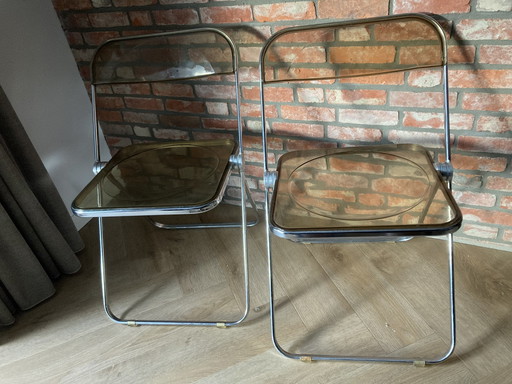 Set Van 2 Plia Castelli Klapstoelen