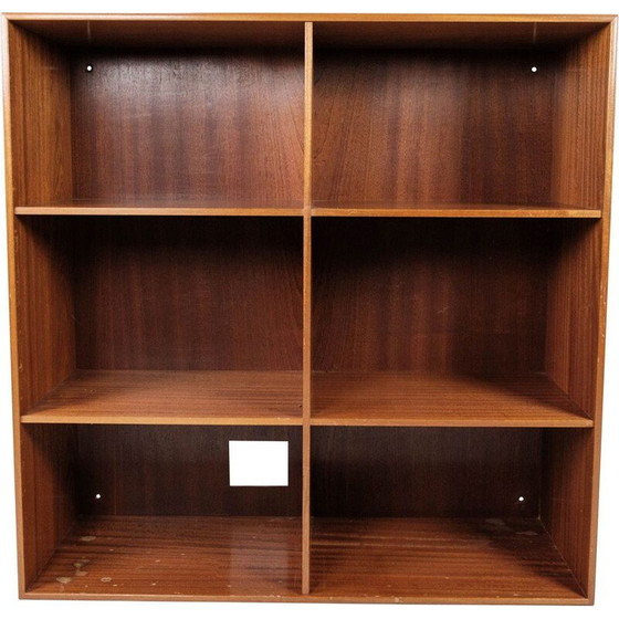 Image 1 of Vintage boekenkast in licht mahonie van Mogens Koch voor Rud Rasmussen, 1960