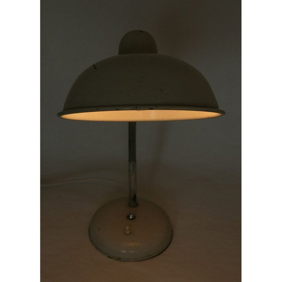 Image 1 of Vintage industriële zwanenhals tafellamp, 1950