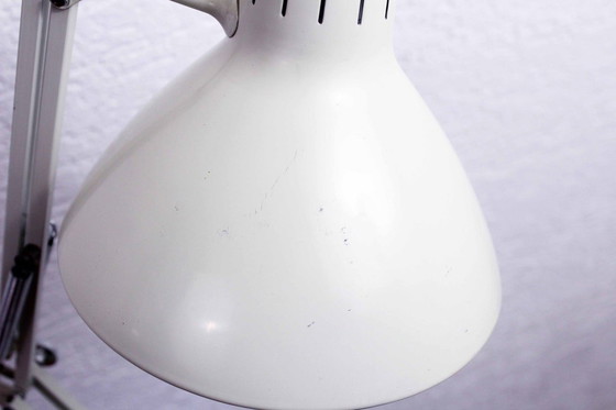 Image 1 of Vintage Regent Architect Lamp, Gelede Wit Metaal, 1970