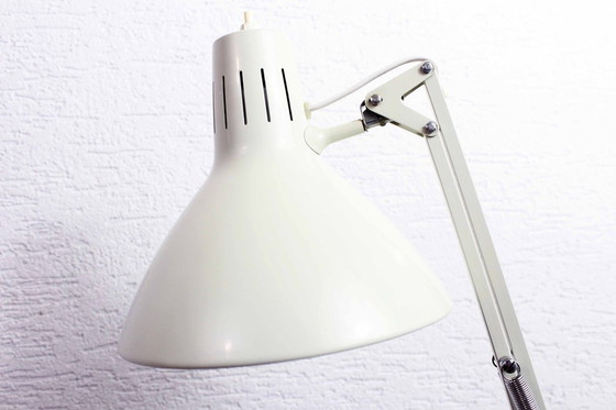 Image 1 of Vintage Regent Architect Lamp, Gelede Wit Metaal, 1970