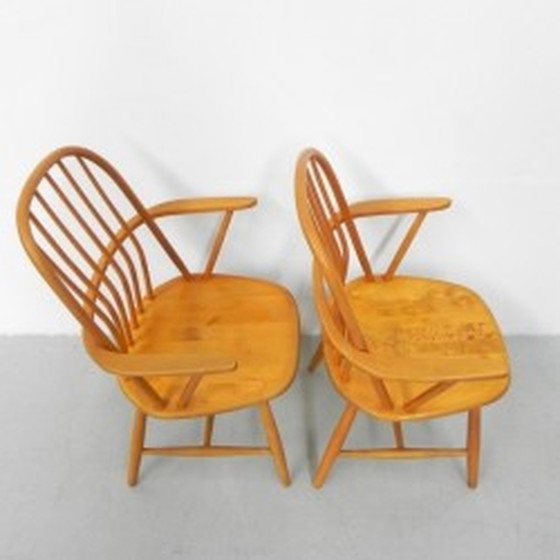 Image 1 of 2x Fauteuils Barkrukken van Akerblom - 1950