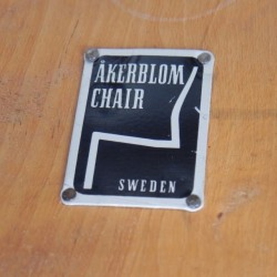 Image 1 of 2x Fauteuils Barkrukken van Akerblom - 1950