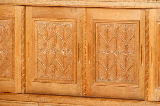 Image 1 of Deens design eikenhouten highboard