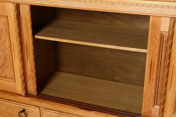 Image 1 of Deens design eikenhouten highboard